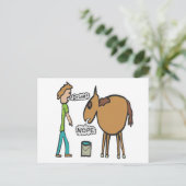 馬を水に導く ポストカード (スタンド正面)