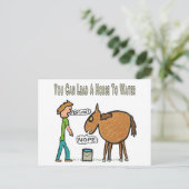 馬を水へ導け ポストカード (スタンド正面)