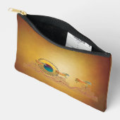 馬を洞窟にあなたの霊を応援 アクセサリーポーチ (見開き)