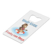 馬を浮かべるものは クレジットカード栓抜き (裏面アングル)