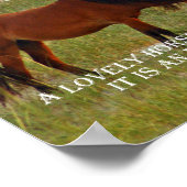 馬を経験する ポスター (角)