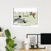 馬を置き忘れた ポスター (ホームオフィス)