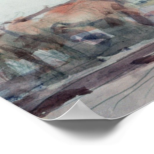 馬を耕す ポスター (角)