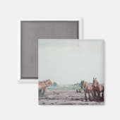 馬を耕す マグネット (正面/裏面)