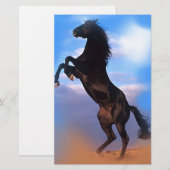 馬を育てる 便箋 (正面/裏面)