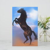 馬を育てる 便箋 (スタンド正面)