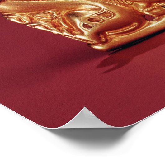 馬を襲うグリフィンを描いたプラーク ポスター (角)