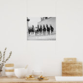 馬を見る, 1912.ヴィンテージ写真 ポスター (キッチン)