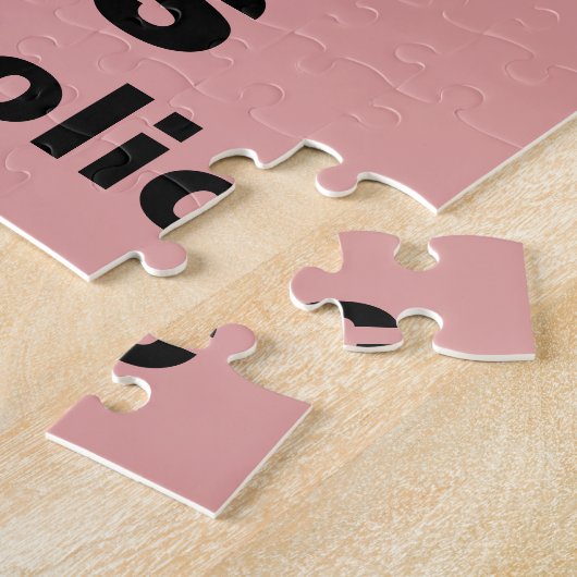 馬を食べ物を与え止め ジグソーパズル (側面)