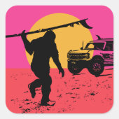 馬をSasに保つ スクエアシール (正面)