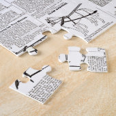 馬アンティーク広告新聞美術 ジグソーパズル (側面)