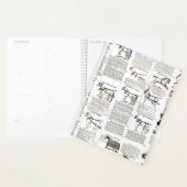 馬アンティーク広告新聞美術 プランナー手帳 (ディスプレー)