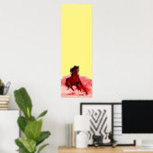 馬アート ポスター (ホームオフィス)