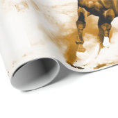 馬アート ラッピングペーパー (ロールコーナー)