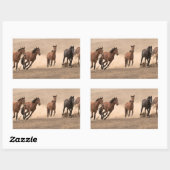 馬イン秋II 長方形シール (シート)