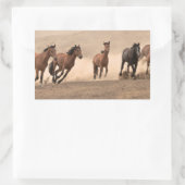 馬イン秋II 長方形シール (バッグ)