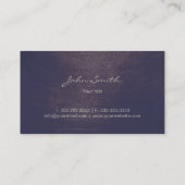 馬ウマ科の乗馬馬馬 名刺 (裏面)