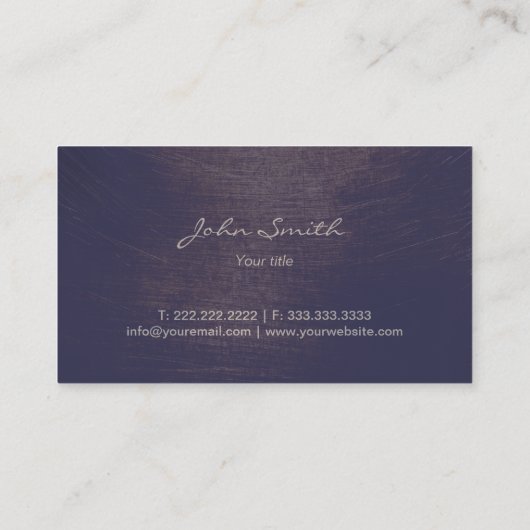 馬ウマ科の乗馬馬馬 名刺 (裏面)