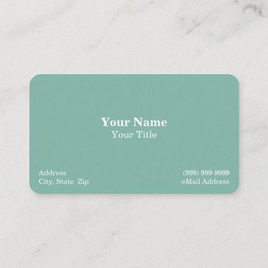 馬ウマ科の乗 名刺 (裏面)