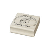 馬エレガント本の図書館から ラバースタンプ (スタンプ)