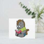 馬オタク メガネ ポストカード (スタンド正面)