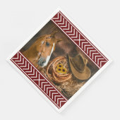 馬カウボーイハットラッソー西パターン (コーナー)