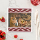 馬カウボーイハットラッソー西パターン (インサイチュ)