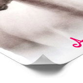 馬カスタマイズのパーティの招待状とカード ポスター (角)