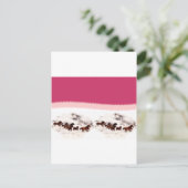 馬カスタマイズ誕生日招待状とカード ポストカード (スタンド正面)