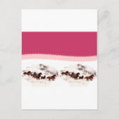 馬カスタマイズ誕生日招待状とカード ポストカード (正面)