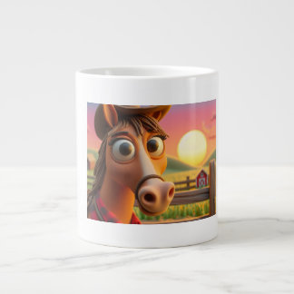 馬カップ ジャンボコーヒーマグカップ