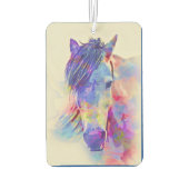 馬カラフルの芸術的デザイン カーエアーフレッシュナー (裏面)