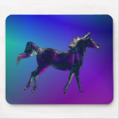馬カラフル馬術 マウスパッド (正面)