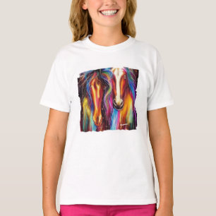 馬カラフルTシャツ Tシャツ