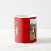 馬カレン及び燻製の魚のマグ コーヒーマグカップ (中央)