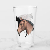 馬ガラスのコップ タンブラーグラス (裏面)