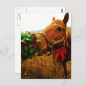 馬キスをするの爪先 ポストカード (正面/裏面)