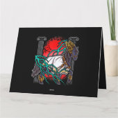 馬ギリシャ神話ゼウス古代の神々ライトニウマ科のー カード (裏面)