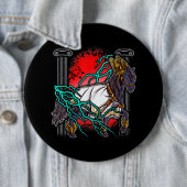 馬ギリシャ神話ゼウス古代の神々ライトニウマ科のー 缶バッジ (インサイチュ)