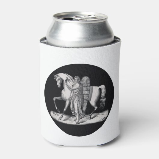 馬クラシックの横の天使威厳のある天使 缶クーラー (缶正面)