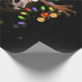 馬クリスマストナカイおもしろいライツホースクリスマス ラッピングペーパー (角)