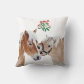 馬クリスマスミスタントアキュートなポニーズエクストリアン クッション (裏面)