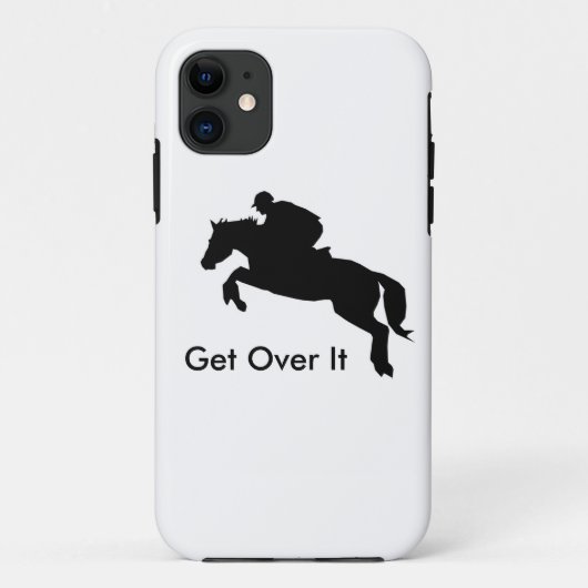 馬クロス・カントリーのEventing Case-Mate iPhoneケース (裏面)