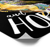 馬グラフィック女性の女の子乗馬L ポスター (角)