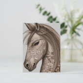 馬グラフィック ポストカード (スタンド正面)