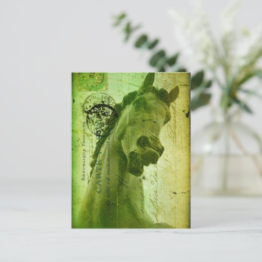 馬グランジ葉書のような ポストカード (スタンド正面)