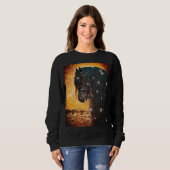 馬グリッター スウェットシャツ (正面フル)