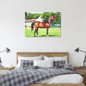 馬コレクション。アラビア湾 キャンバスプリント (インサイチュ (寝室))