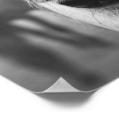 馬コンテンポラリー目写真 ポスター (角)