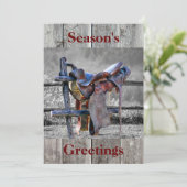 馬サドルの上にコーラルフェンスウェスタン シーズンカード (スタンド正面)